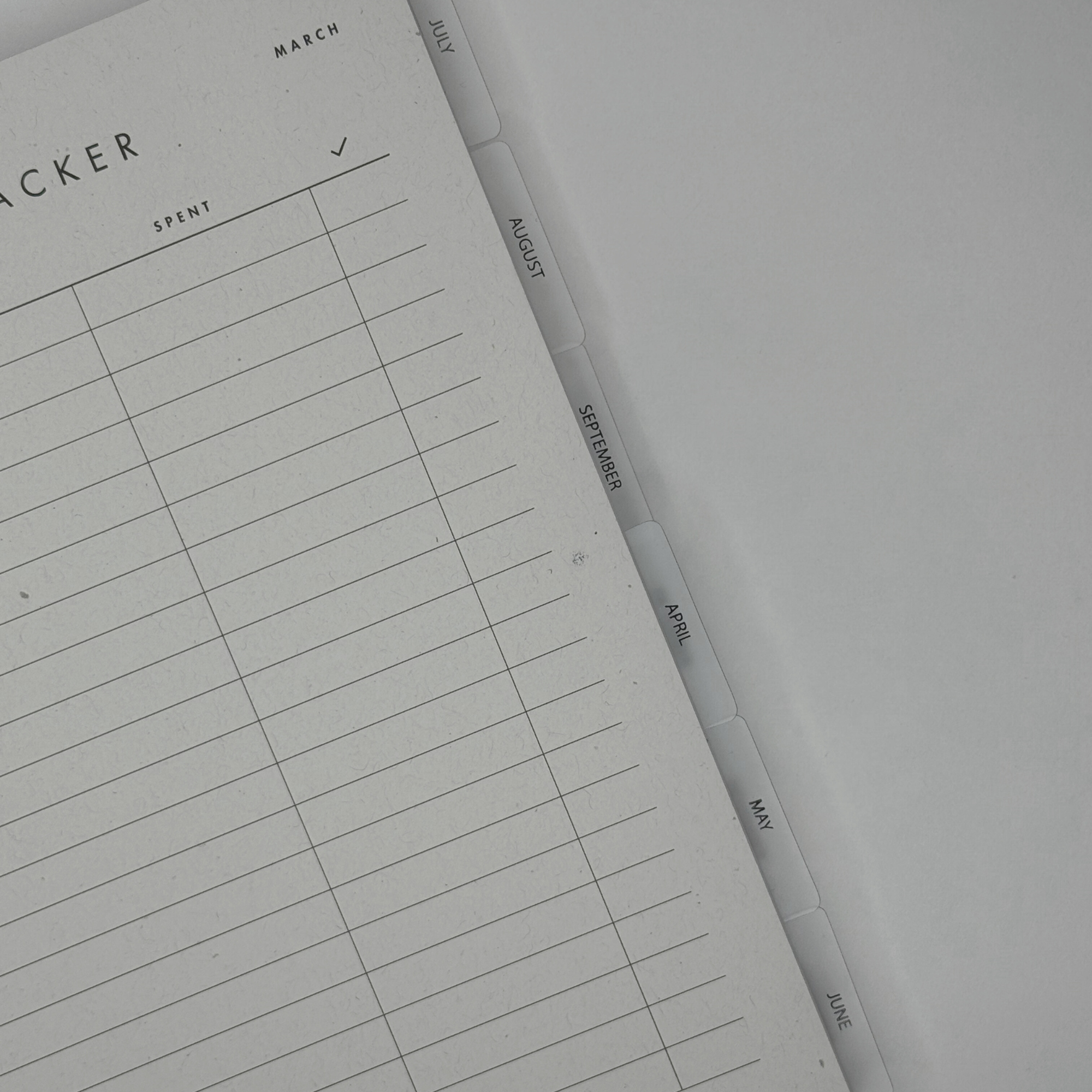 Monthly Tabs