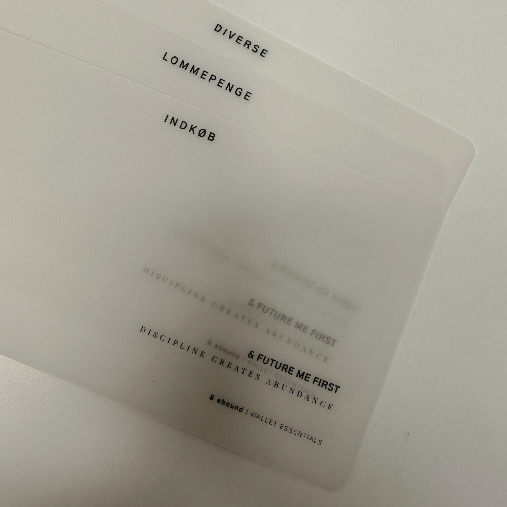 Future Me First - Wallet Essentials